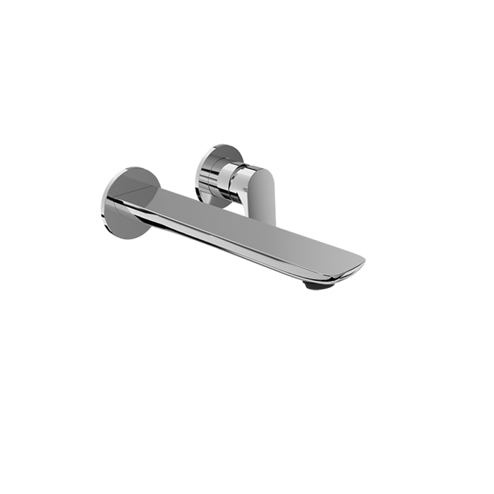 Baril SENS B45 Single Lever Wall-Mounted Lavatory Faucet, Drain Not Included B45-8100-04L in Chrome