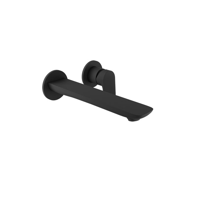 Baril SENS B45 Single Lever Wall-Mounted Lavatory Faucet, Drain Not Included B45-8100-04L in Matte Black