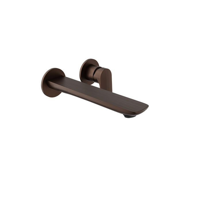 Baril SENS B45 Single Lever Wall-Mounted Lavatory Faucet, Drain Not Included B45-8100-04L in Venetian Bronze