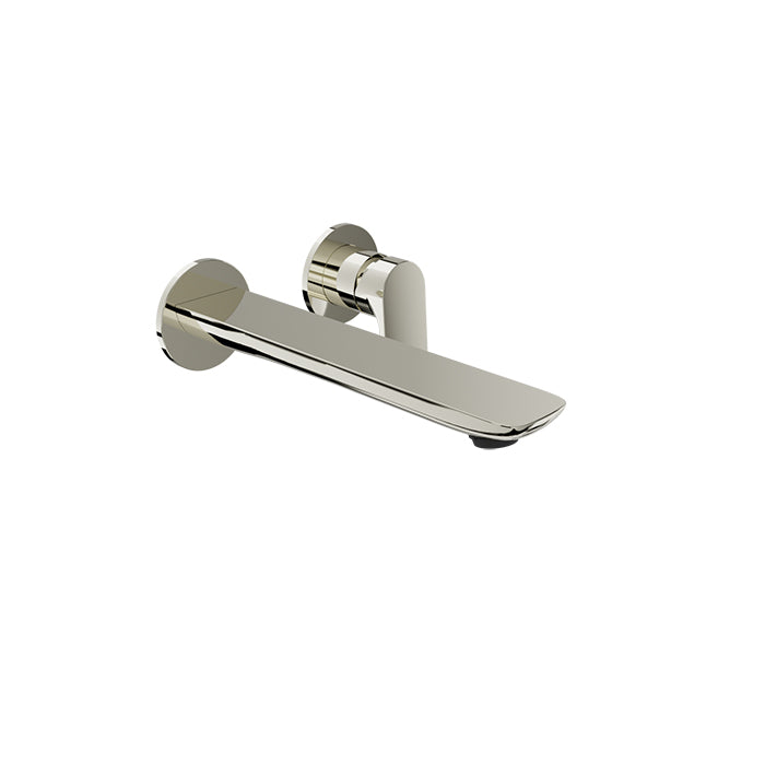 Baril SENS B45 Single Lever Wall-Mounted Lavatory Faucet, Drain Not Included B45-8100-04L in Polished Nickel