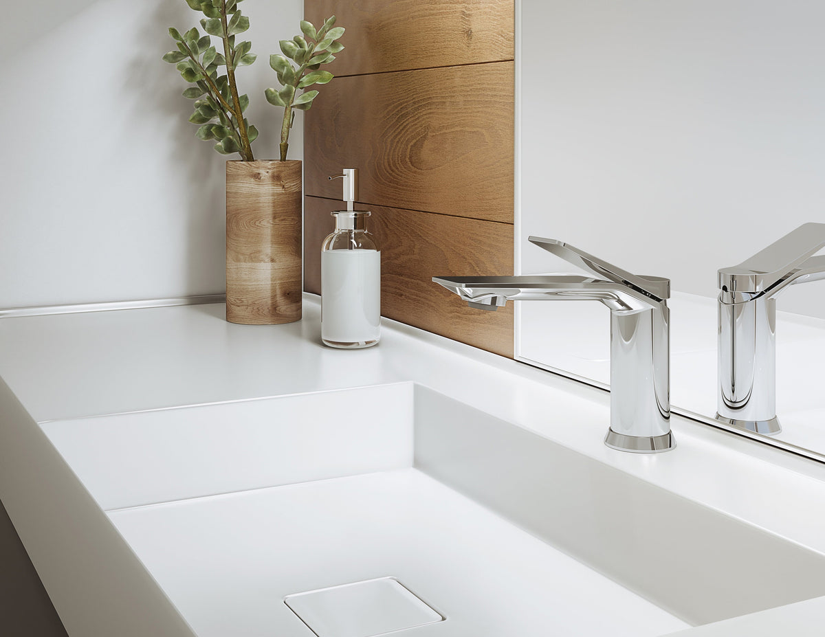 Baril PROFILE B46 Single-Hole Lavatory Faucet, Drain Not Included B46-1010-00L (Baril photo)