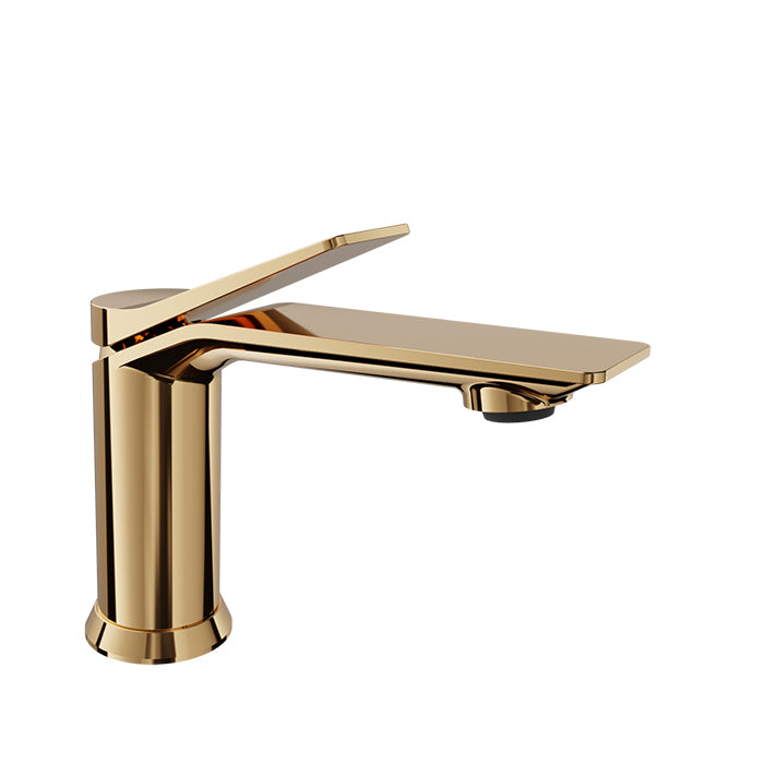 Baril PROFILE B46 Single-Hole Lavatory Faucet, Drain Not Included B46-1010-00L in Gold