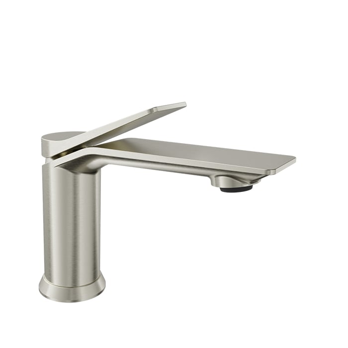Baril PROFILE B46 Single-Hole Lavatory Faucet, Drain Not Included B46-1010-00L in Brushed Nickel