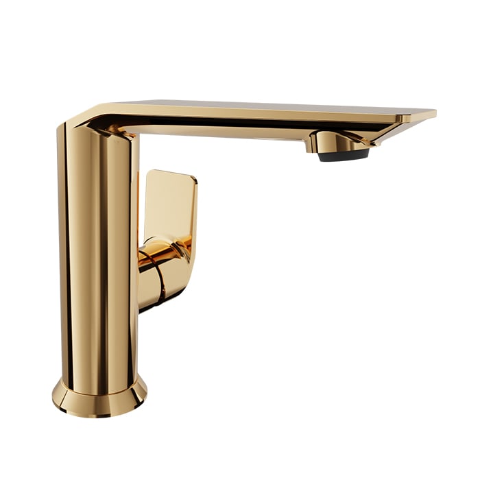 Baril PROFILE B46 Single-Hole Lavatory Faucet, Drain Included B46-1030-1PL in Gold
