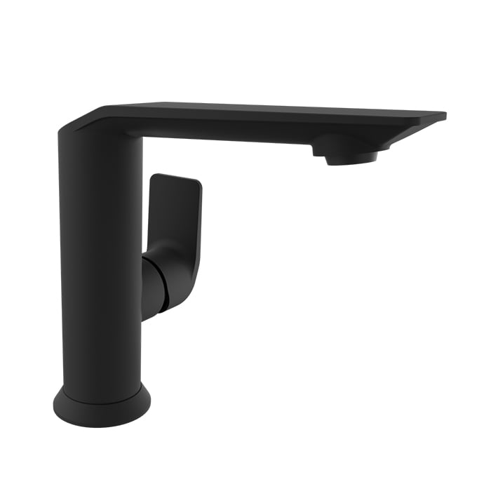 Baril PROFILE B46 Single-Hole Lavatory Faucet, Drain Included B46-1030-1PL in Matte Black