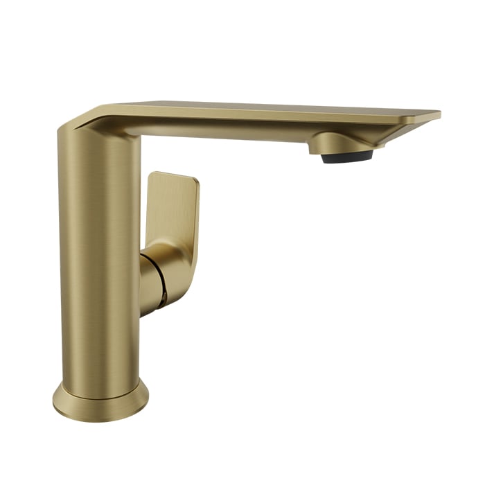 Baril PROFILE B46 Single-Hole Lavatory Faucet, Drain Included B46-1030-1PL in Satin Brass