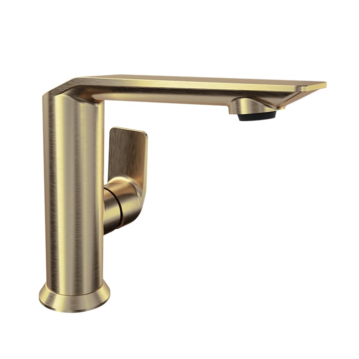 Baril PROFILE B46 Single-Hole Lavatory Faucet, Drain Included B46-1030-1PL in Warm Gold