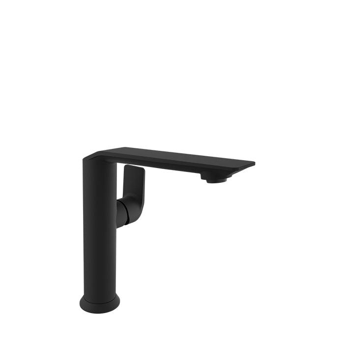 Baril PROFILE B46 Medium Single-Hole Lavatory Faucet, Drain Not Included B46-1035-00L in Matte Black