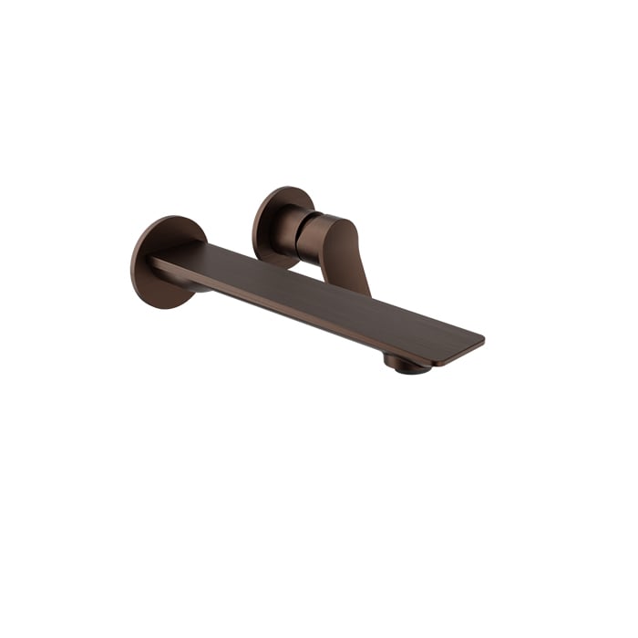 Baril PROFILE B46 Single Lever Wall-Mounted Lavatory Faucet, Drain Not Included B46-8100-04L in Venetian Bronze