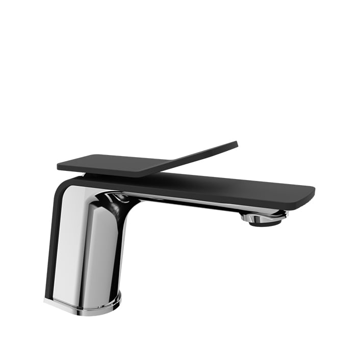 Baril ACCENT B56 Single-Hole Lavatory Faucet, Drain Included B56-1010-1PL in Chrome / Smokey