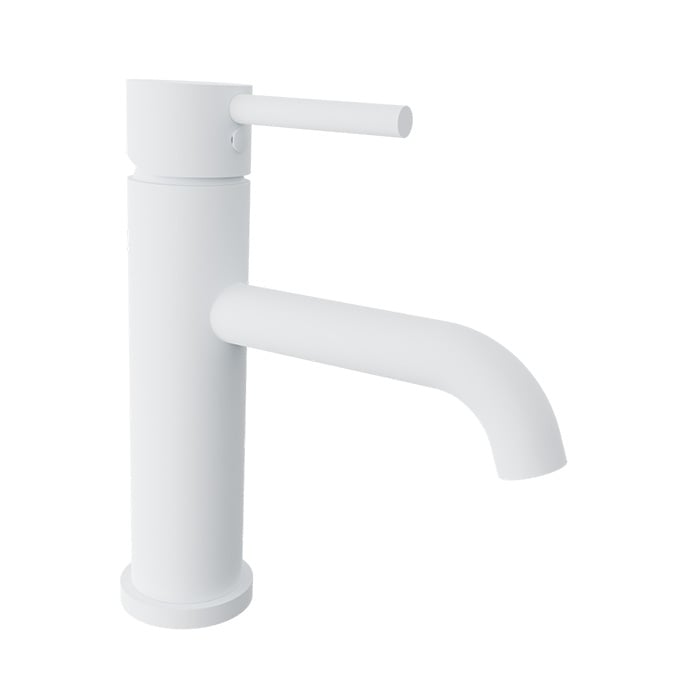 Baril ZIP B66 Single-Hole Lavatory Faucet, Drain Not Included B66-1010-01L in White