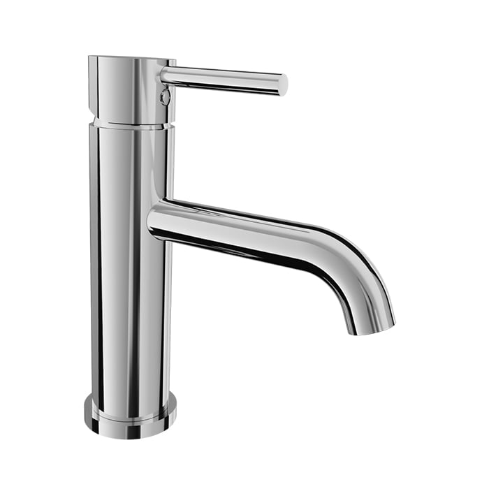 Baril ZIP B66 Single-Hole Lavatory Faucet, Drain Not Included B66-1010-01L in Chrome