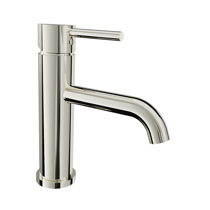 Baril ZIP B66 Single-Hole Lavatory Faucet, Drain Not Included B66-1010-01L in Polished Nickel