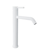 Baril ZIP B66 High Single-Hole Lavatory Faucet, Drain Not Included B66-1020-00L in White
