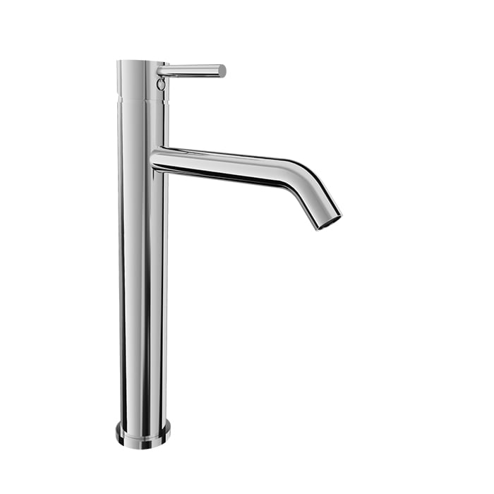 Baril ZIP B66 High Single-Hole Lavatory Faucet, Drain Not Included B66-1020-00L in Chrome