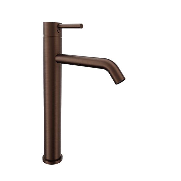 Baril ZIP B66 High Single-Hole Lavatory Faucet, Drain Not Included B66-1020-00L in Venetian Bronze