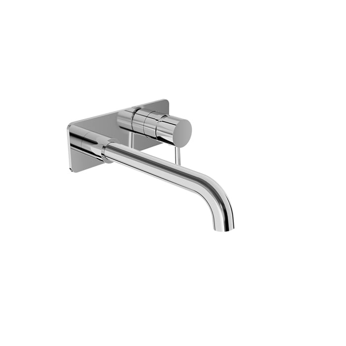 Baril ZIP B66 Single Lever Wall-Mounted Lavatory Faucet, Drain Not Included B66-8120-04L in Chrome