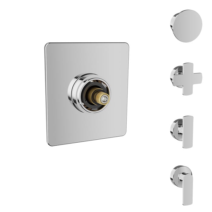 Baril AIR B80 Trim Only for 3/4" Thermostatic Valve (Handle Options) T80-9402-00 (Baril photo)