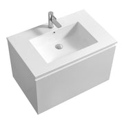 KUBEBATH 32″ BALLI MODERN BATHROOM VANITY - Gloss White (BALLI32-GW)