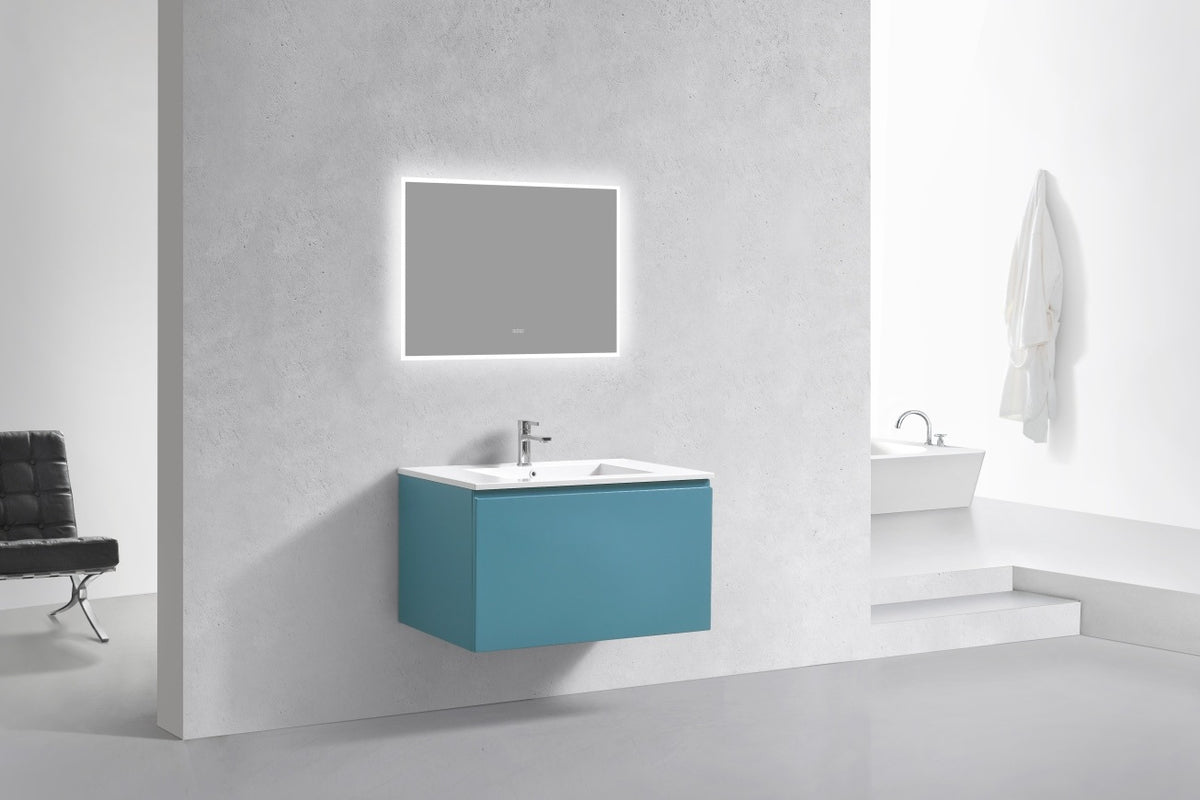 KUBEBATH 36″ BALLI MODERN BATHROOM VANITY - Teal Green (BALLI36-TG) view 2