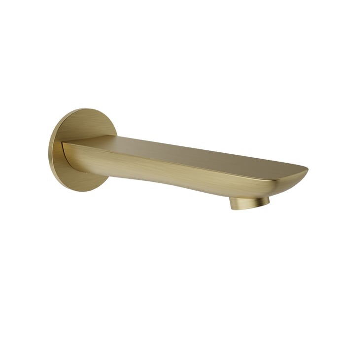 Baril SENS B45 Sens Tub Spout without Diverter BEC-0520-45 in Satin Brass