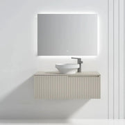 Kodaen BEIGE T - Modern Wallmount Vanities (WV6011BEG + VS6011MW)