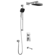 Kalia KAREO TD3 PREMIA : AQUATONIK T/P with Diverter Shower System with Wallarm Chrome BF1982-110-200