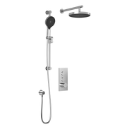 Kalia RoundOne TB2 PLUS : AQUATONIK T/P Push-Button Shower System with Wallarm Chrome BF2064-110-100