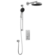 Kalia RoundOne TB2 PREMIA : AQUATONIK T/P Push-Button Shower System with Wallarm Chrome BF2064-110-200