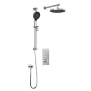 Kalia MOROKA TB2 PLUS (Valve Not Included) : AQUATONIK T/P Push-Button Shower System with Wallarm Chrome BF2096-110-100