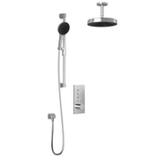 Kalia MOROKA TB2 PREMIA (Valve Not Included) : AQUATONIK T/P Push-Button Shower System with Vertical Ceiling Arm Chrome BF2096-110-201