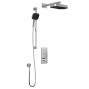 Kalia KAREO TB2 PREMIA : AQUATONIK T/P Push-Button Shower System with Wallarm Chrome BF2099-110-200