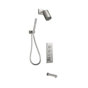 Kalia FOLO TB5 (Valve Not Included) : AQUATONIK T/P Push-Button Shower System Pure Nickel BF2152-125