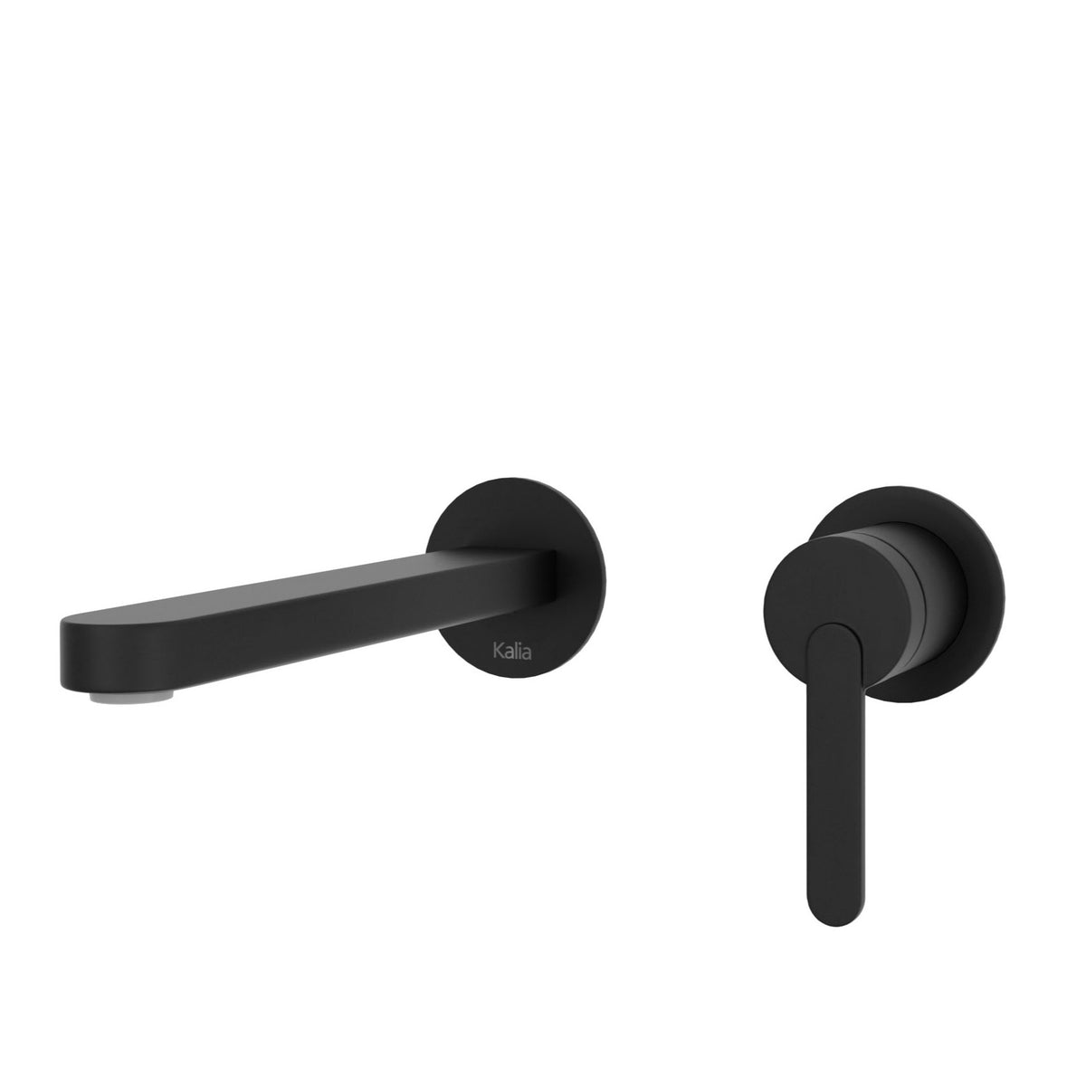 Kalia STEN Wallmount Lavatory Faucet Without Drain Matte Black BF2238-160