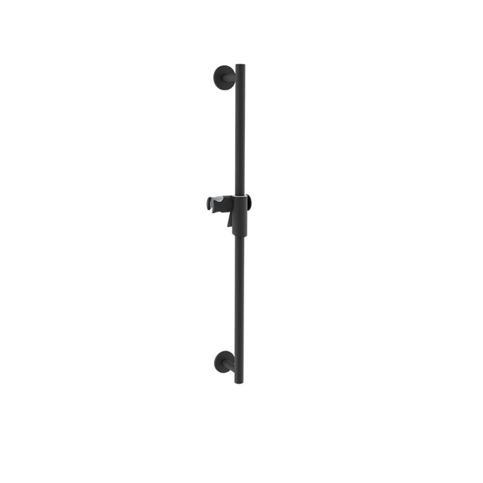 Baril Shower Bar with Slider BGL-2070-50 in Matte Black