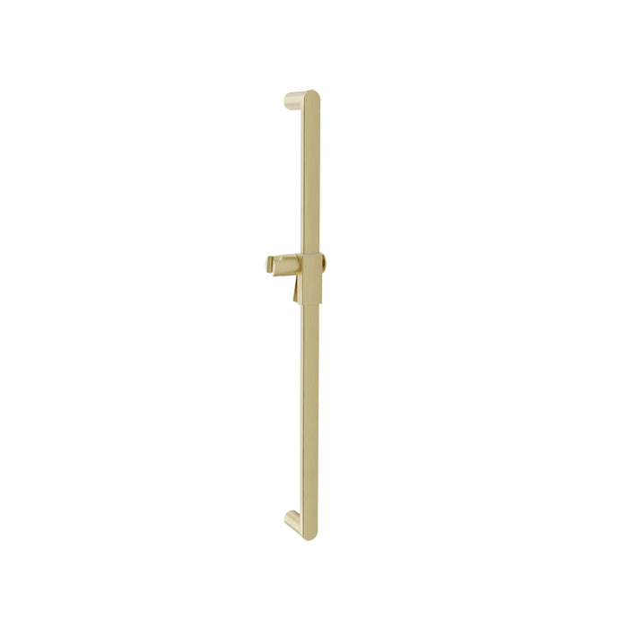 Baril Shower Bar with Slider BGL-3080-50 in Satin Brass