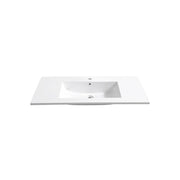 Kube Bath 40" Reinforced Acrylic Composite Sink For Balli, Nudo,Fiore - White (BN1010Sink)