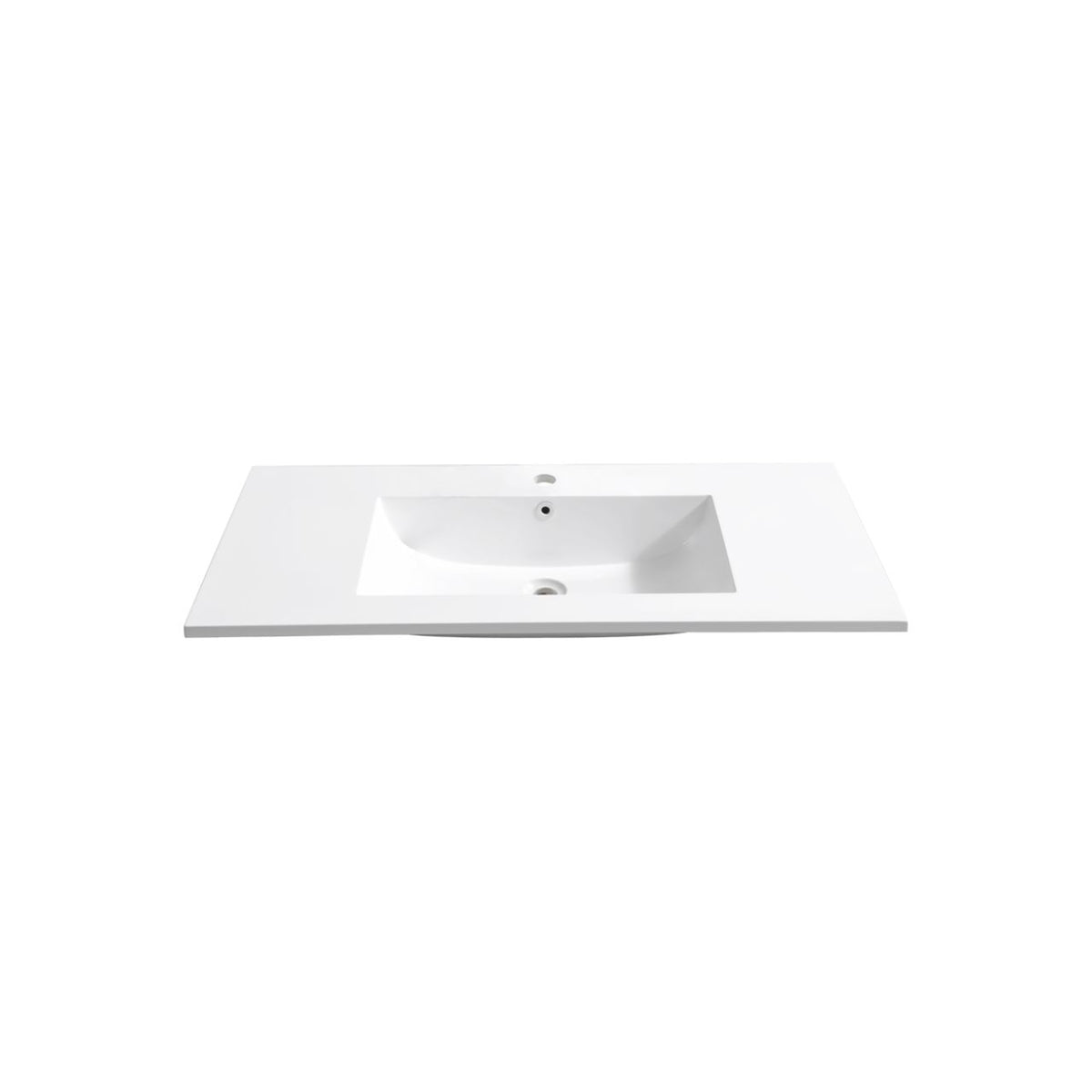 Kube Bath 40" Reinforced Acrylic Composite Sink For Balli, Nudo,Fiore - White (BN1010Sink)