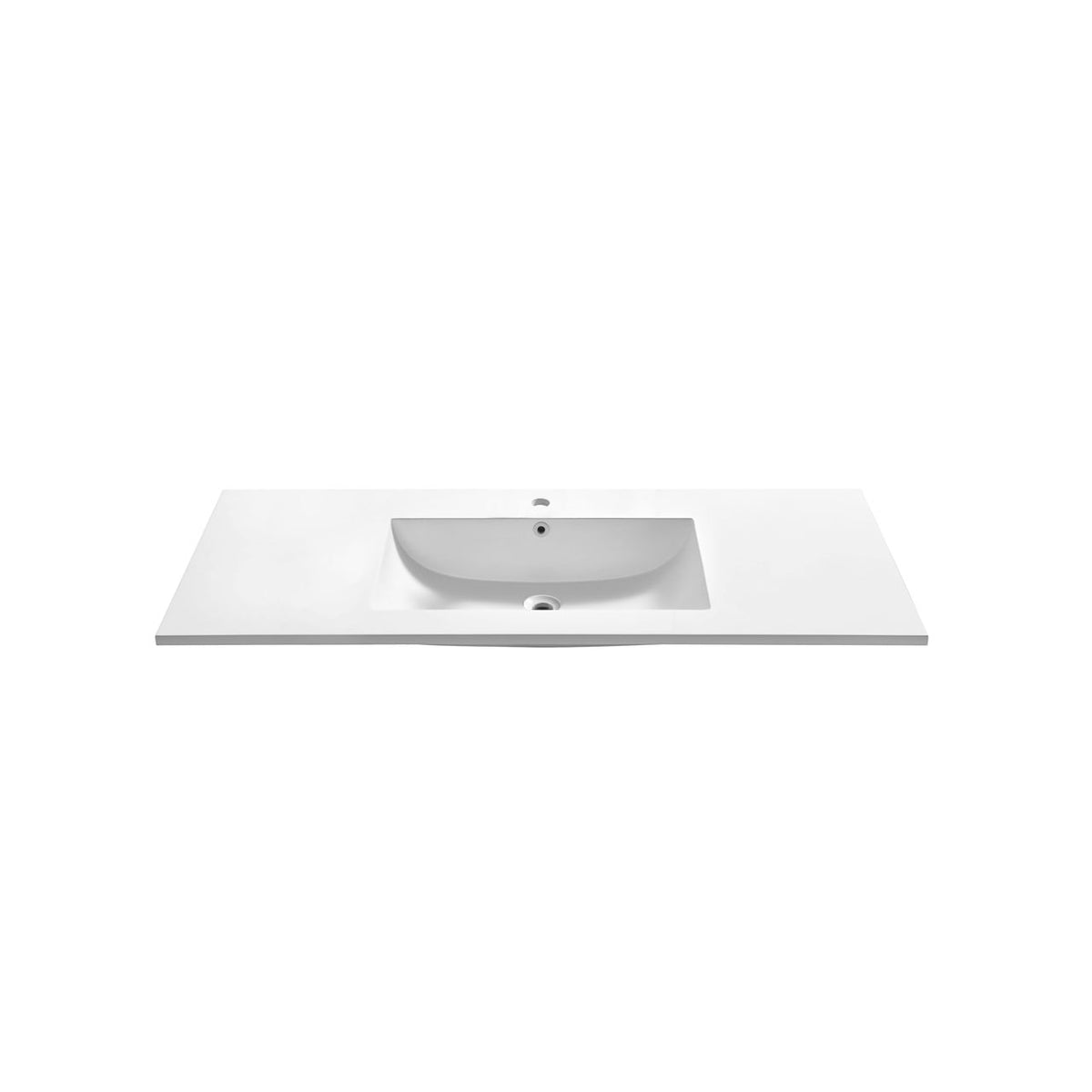 Kube Bath 48" Reinforced Acrylic Composite Single Sink For Balli, Nudo,Fiore - White (BN1210SSink)