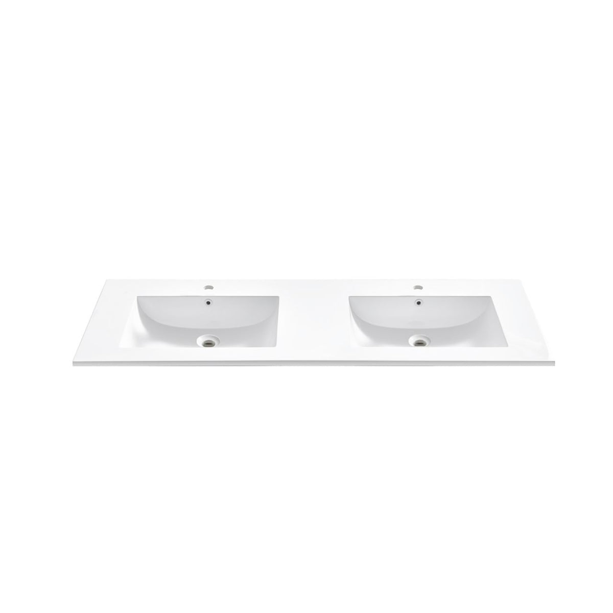 Kube Bath 60" Reinforced Acrylic Composite Sink For Balli, Nudo - White (BN1510DSink)