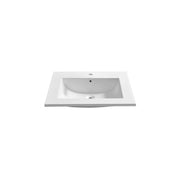 Kube Bath 24" Reinforced Acrylic Composite Sink For Balli, Nudo, FIore - White (BN610Sink)