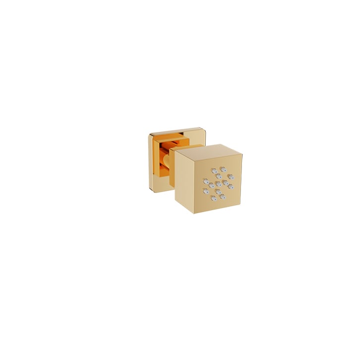 Baril Square Lateral Body Jet BOD-5004-02 in Gold