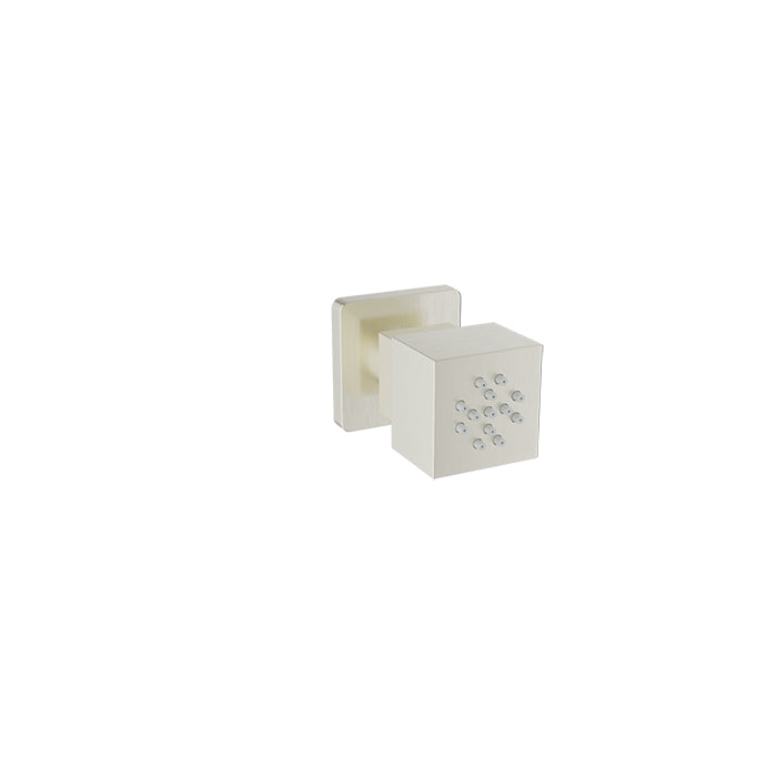 Baril Square Lateral Body Jet BOD-5004-02 in Brushed Nickel