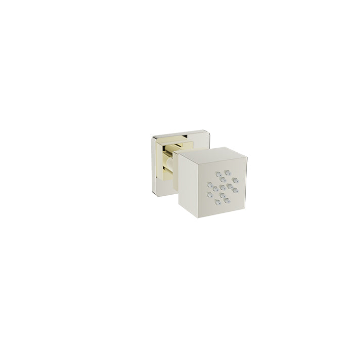 Baril Square Lateral Body Jet BOD-5004-02 in Polished Nickel