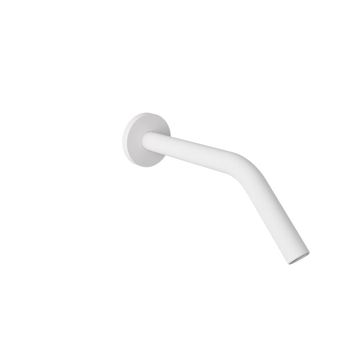 Baril 10" Wall-Mounted Shower Arm BRA-1012-02 in White