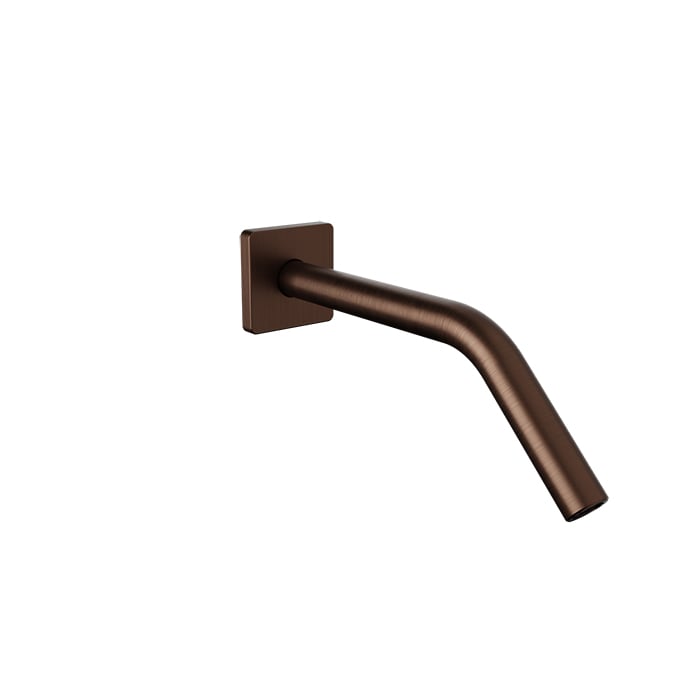 Baril 10" Wall-Mounted Shower Arm, Square Flange BRA-1012-14 in Venetian Bronze