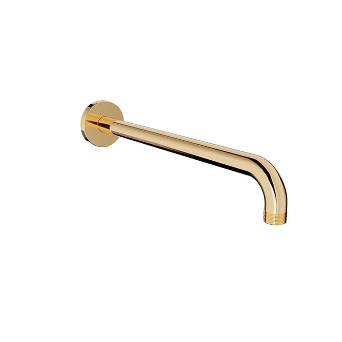 Baril 12" Wall-Mounted Shower Arm BRA-1212-02 in Gold