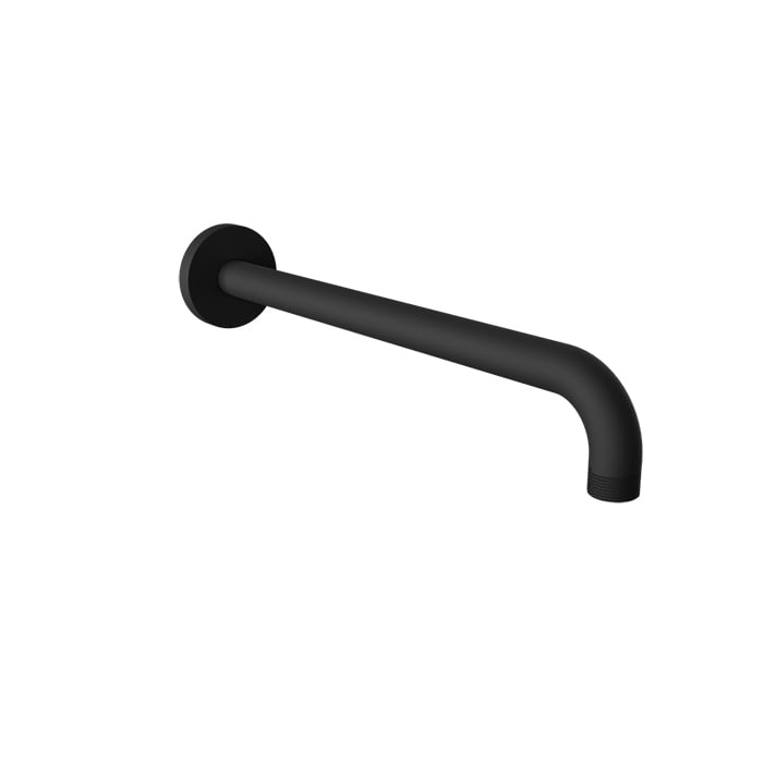Baril 12" Wall-Mounted Shower Arm BRA-1212-02 in Matte Black