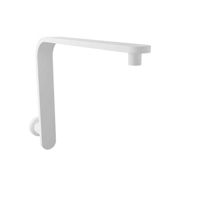 Baril 15" L-Shaped Wall-Mounted Shower Arm BRA-1409-02 in White
