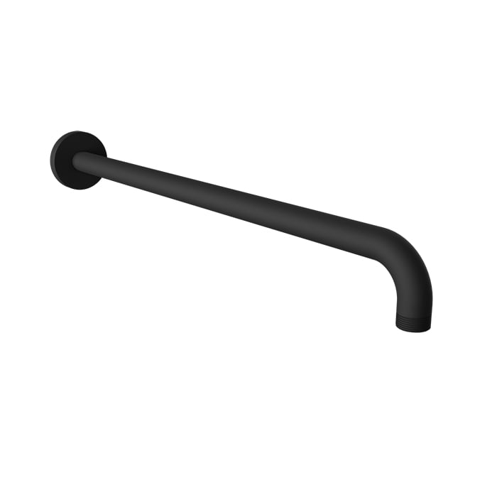 Baril 18" Wall-Mounted Shower Arm BRA-1812-02 in Matte Black